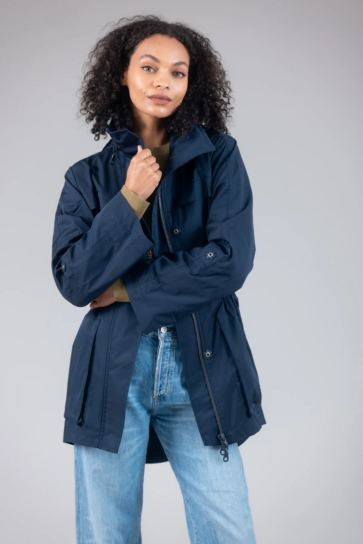 ANORAK: MIDNIGHT NAVY RAIN COAT