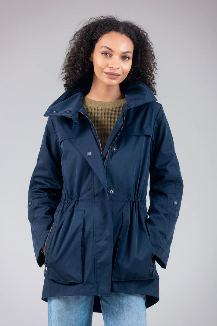 ANORAK: MIDNIGHT NAVY RAIN COAT