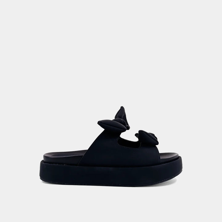 KIKI BLACK PLATFORM SANDAL