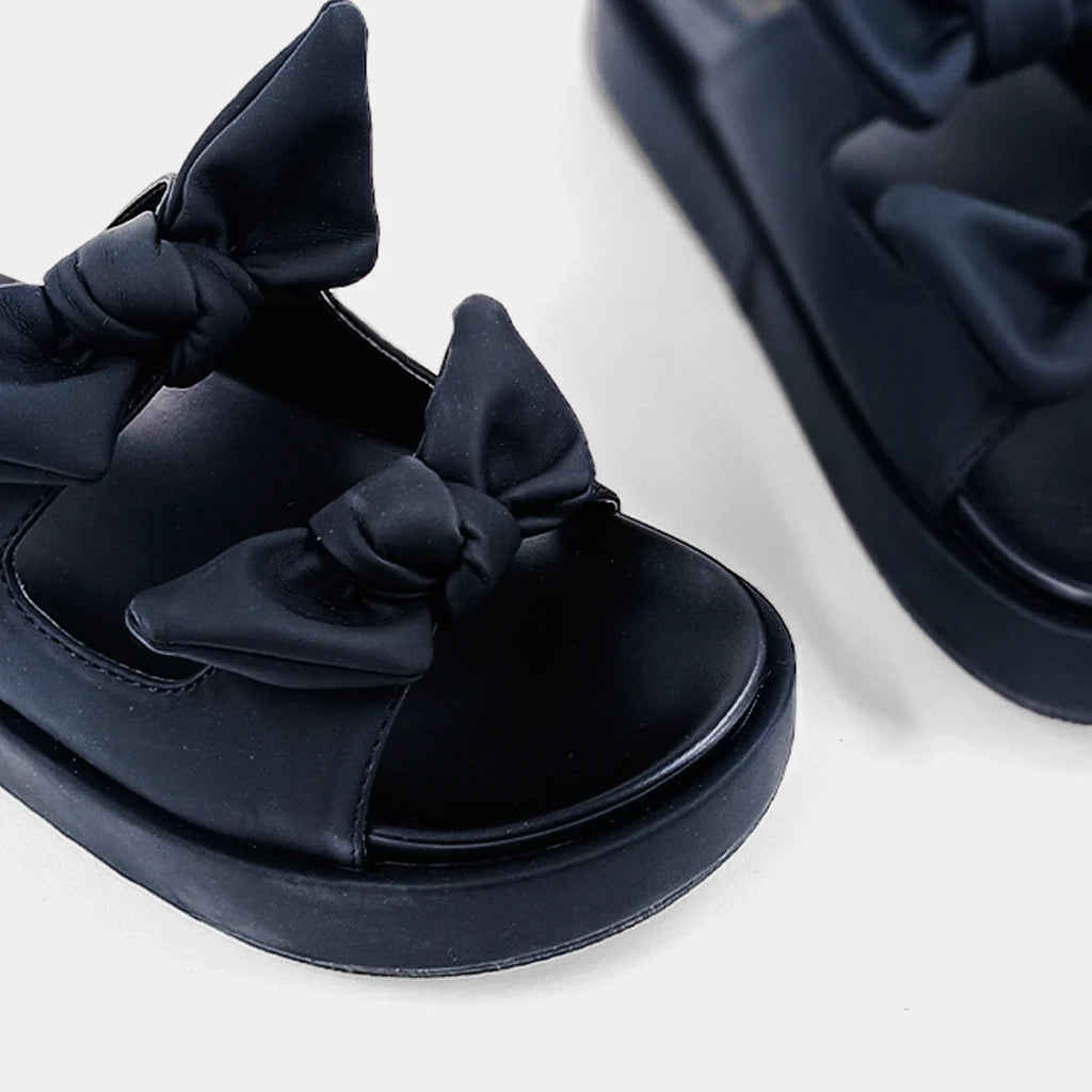 KIKI BLACK PLATFORM SANDAL