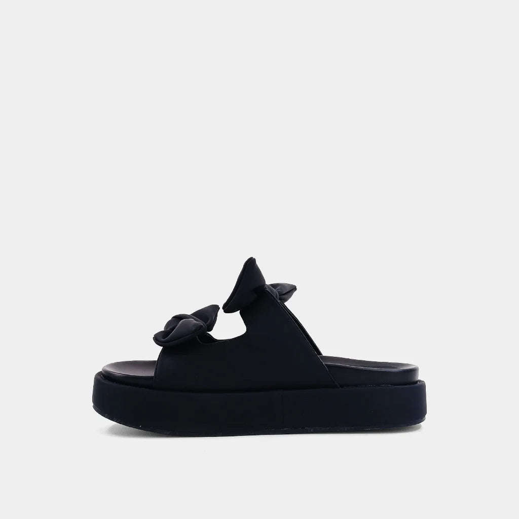 KIKI BLACK PLATFORM SANDAL