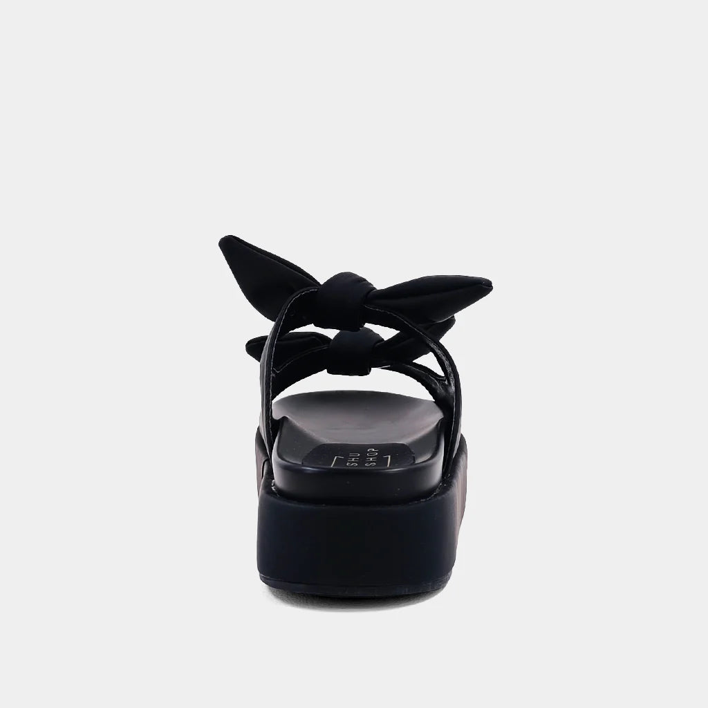 KIKI BLACK PLATFORM SANDAL