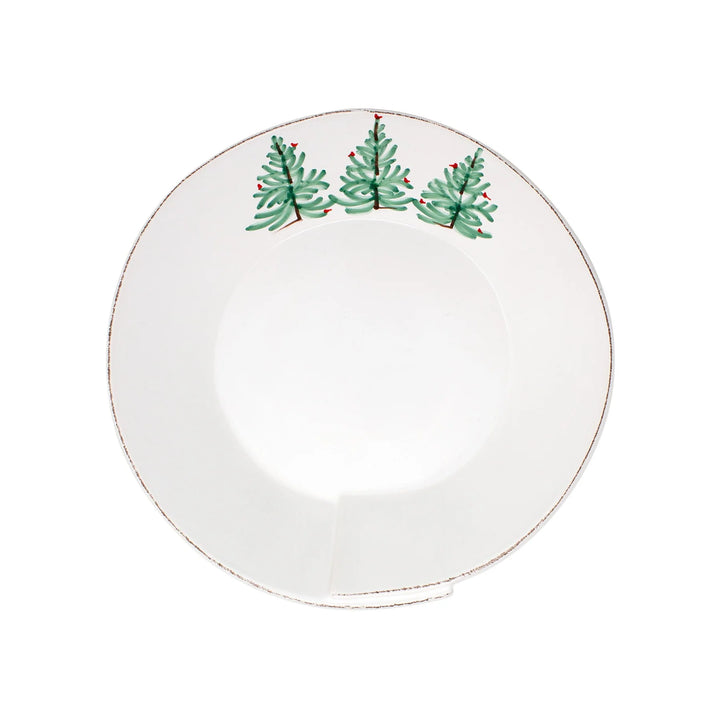 LASTRA HOLIDAY SHALLOW SERVING BOWL