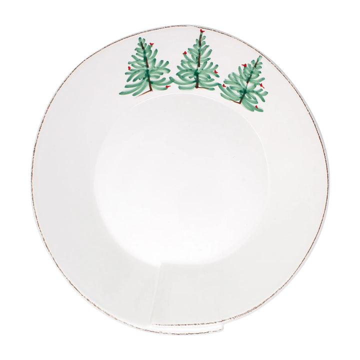 LASTRA HOLIDAY SHALLOW SERVING BOWL