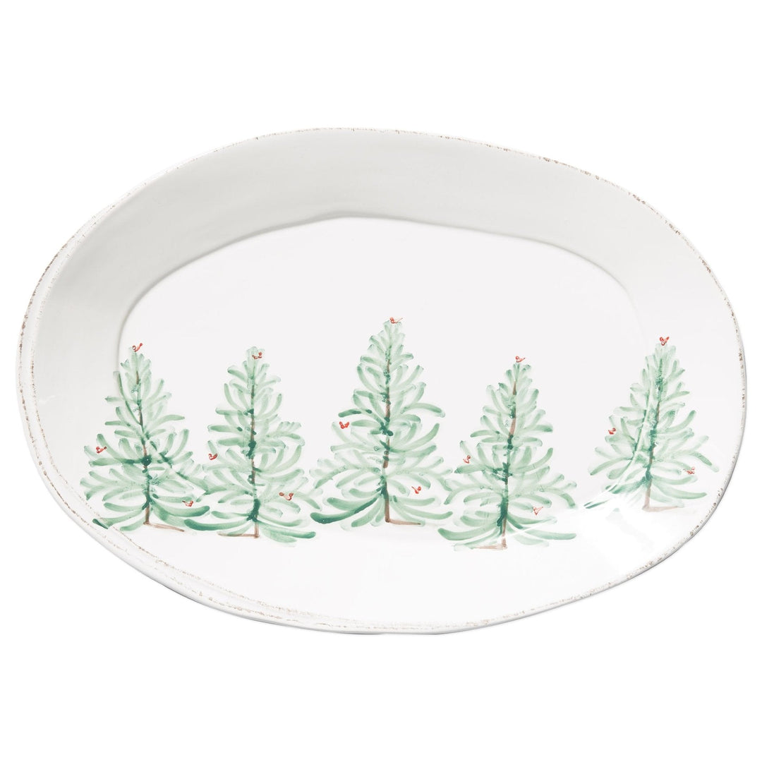 YOUNG/SALTER: LASTRA HOLIDAY OVAL PLATTER