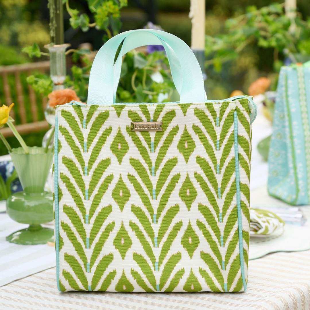 PETITE FROND GREEN LUNCH BAG