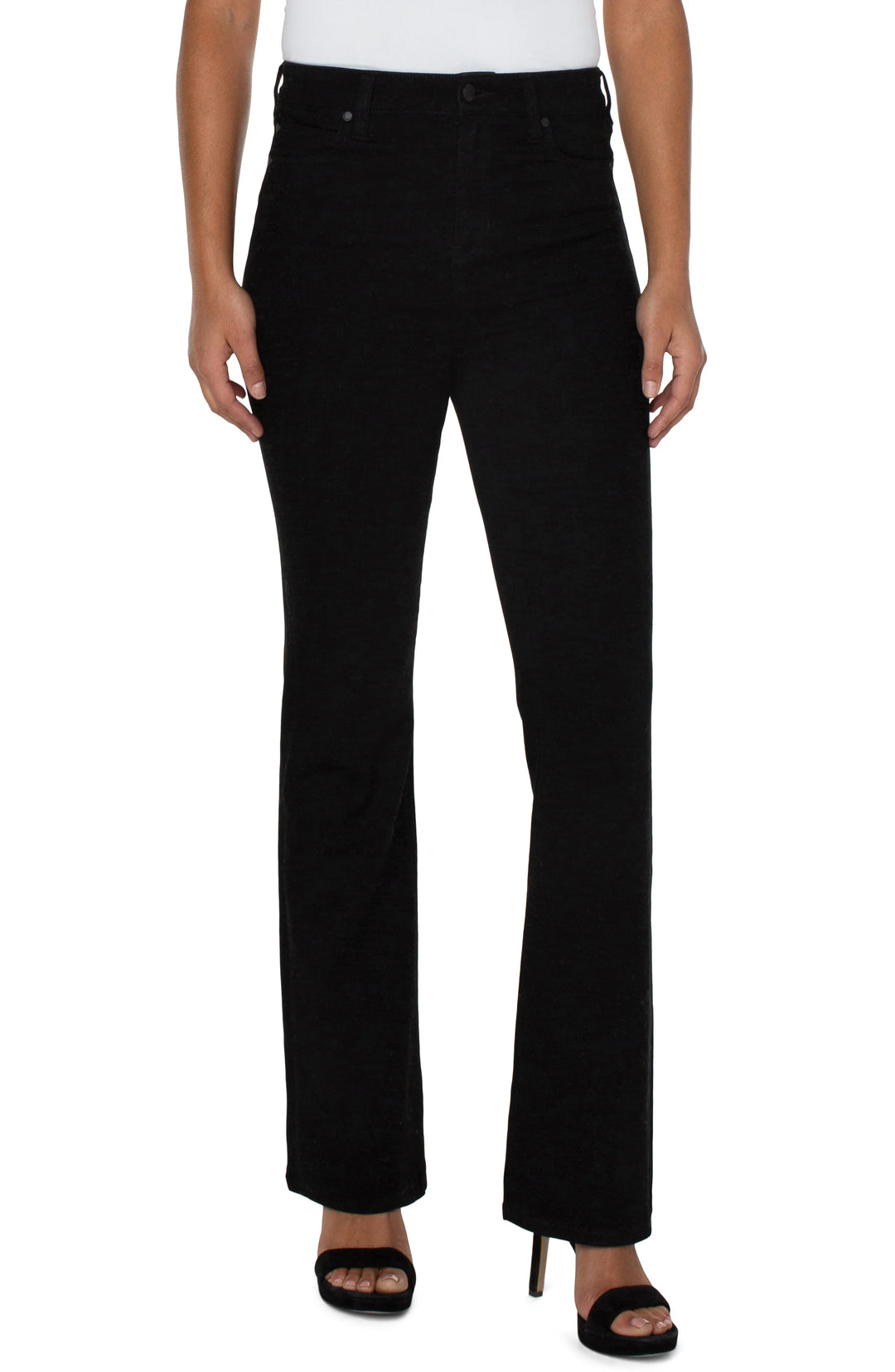 LIVERPOOL: LUCY HIGH RISE BOOT CUT | BLACK RINSE
