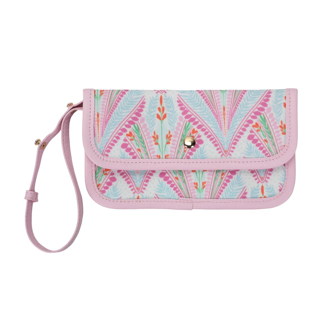 PETALS & PLUMES OVERSIZED TOTE BAG WITH WALLET