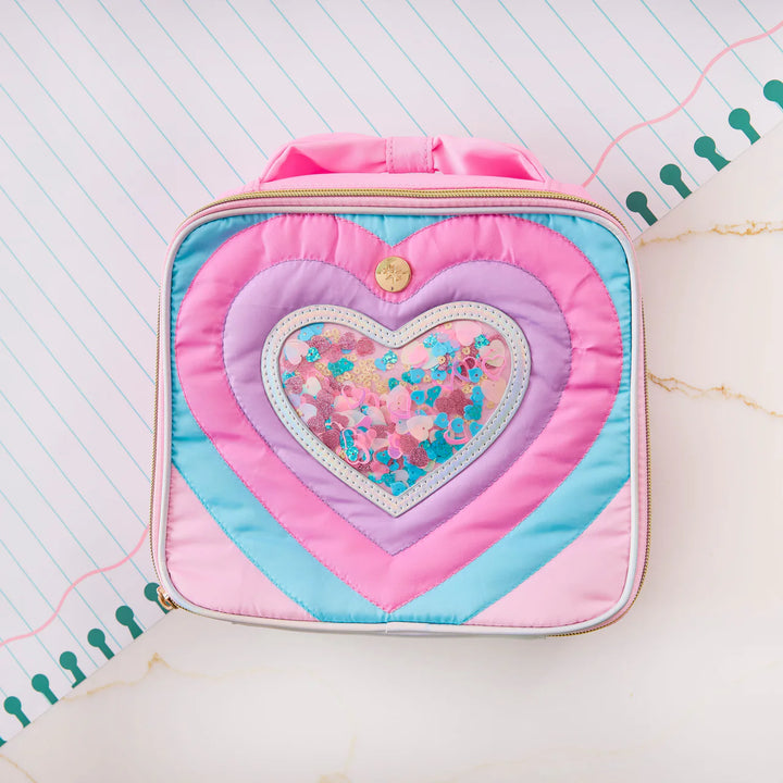 TAYLOR QUILTED HEARTS CONFETTI LUNCH BOX