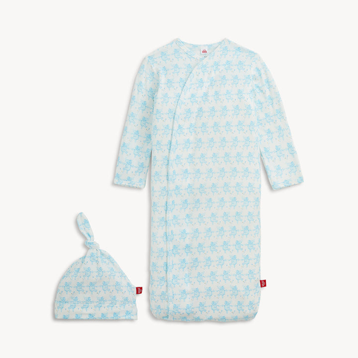TRUNKETTES BLUE MODAL GOWN & HAT SET