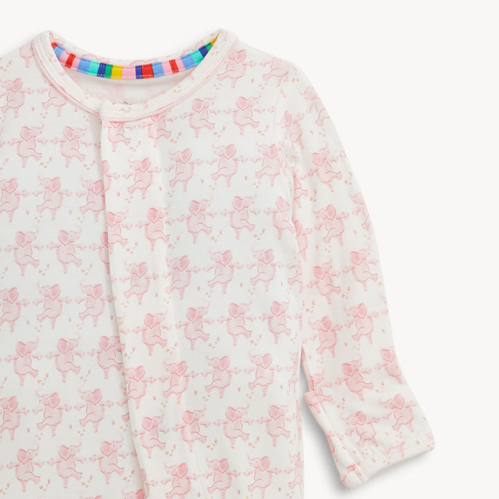 TRUNKETTES PINK MODAL FOOTIE