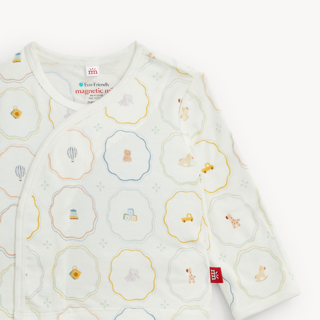NURSERY MAGIC CREAM MODAL KIMONO SET