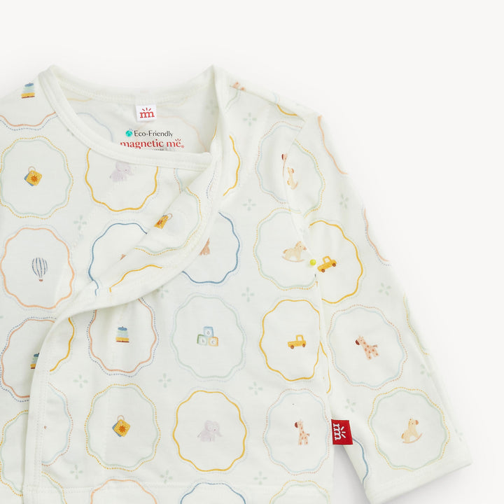 NURSERY MAGIC CREAM MODAL KIMONO SET