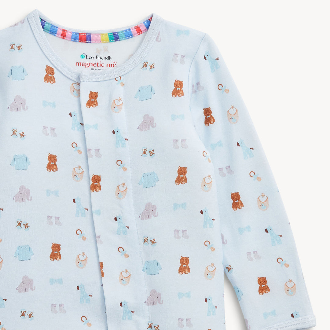 NURSERY NOSTALGIA BLUE MODAL FOOTIE