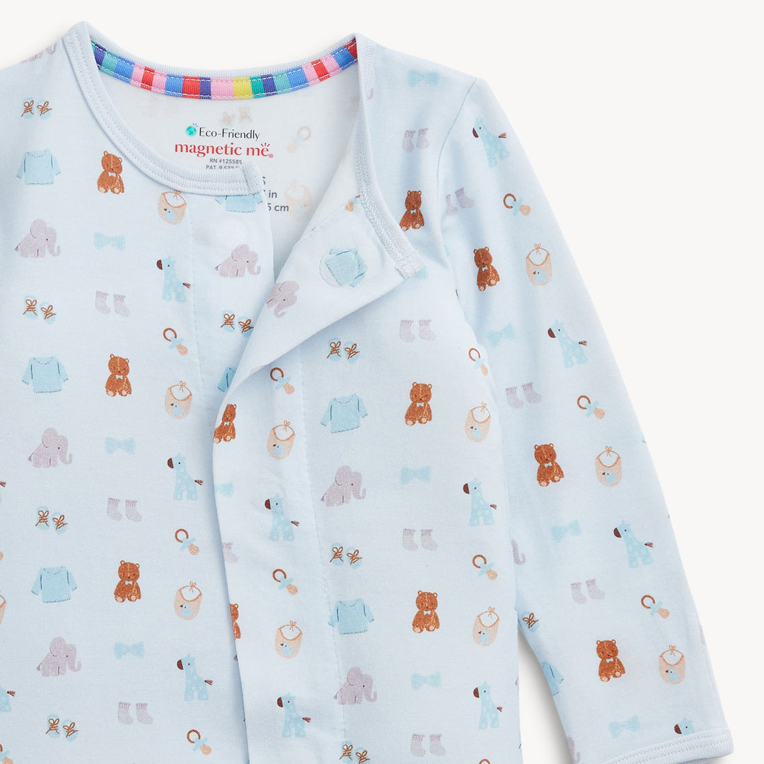 NURSERY NOSTALGIA BLUE MODAL FOOTIE