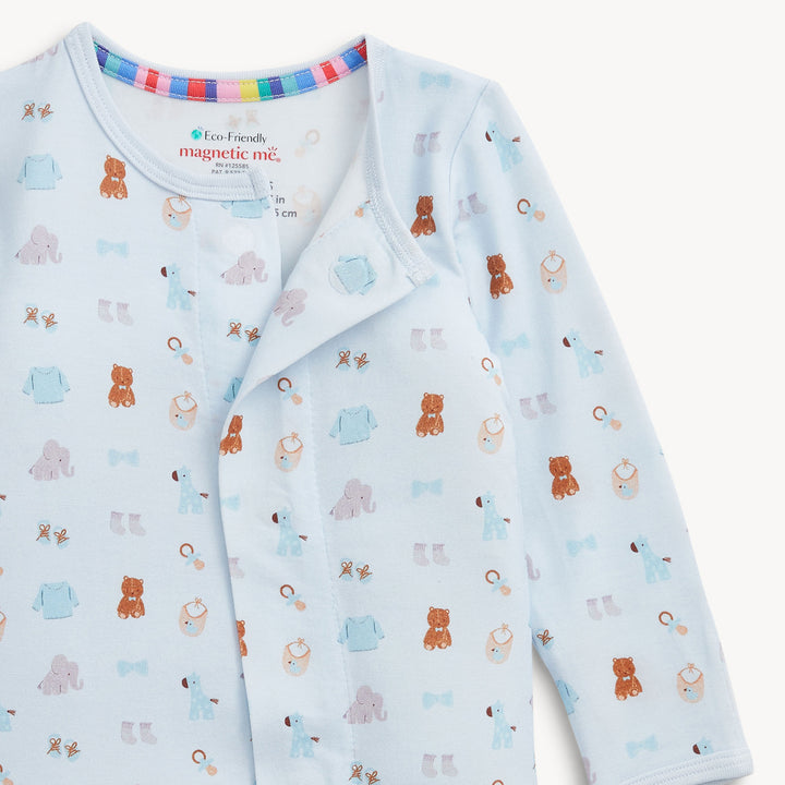 NURSERY NOSTALGIA BLUE MODAL FOOTIE