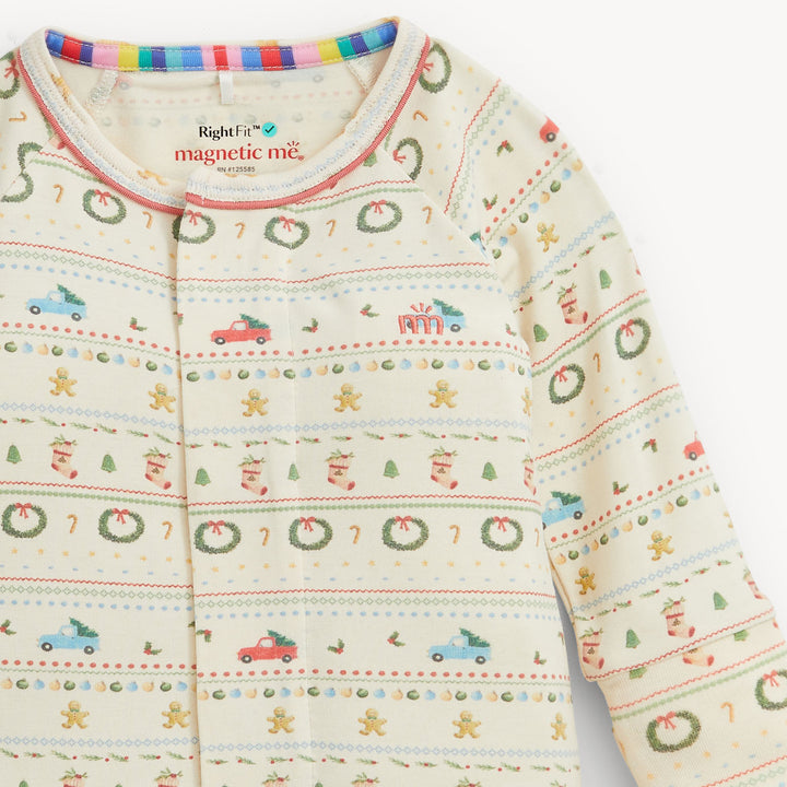 TRADITIONAL CHRISTMAS RIGHTFIT CONVERTIBLE COVERALL