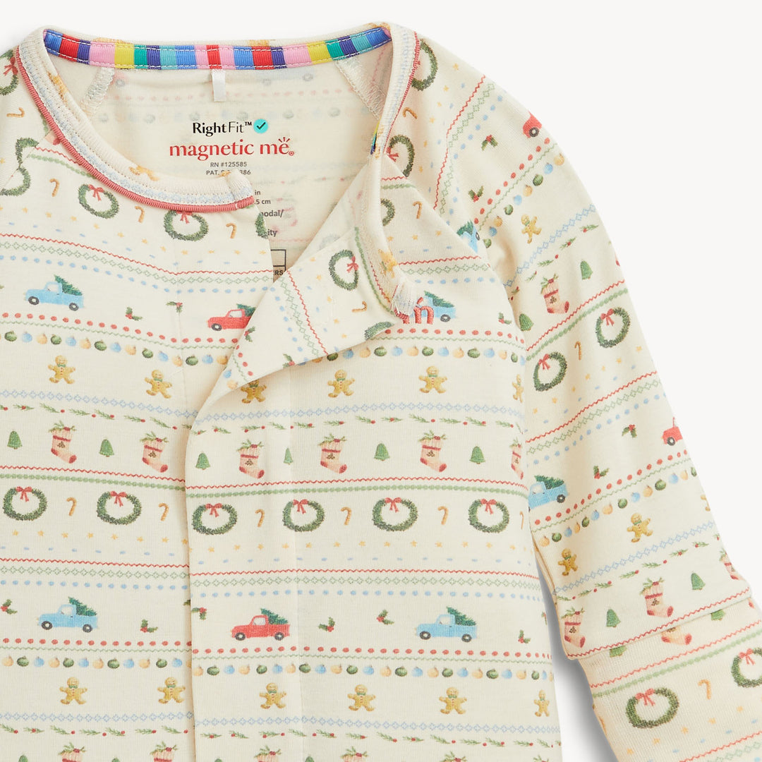 TRADITIONAL CHRISTMAS RIGHTFIT CONVERTIBLE COVERALL