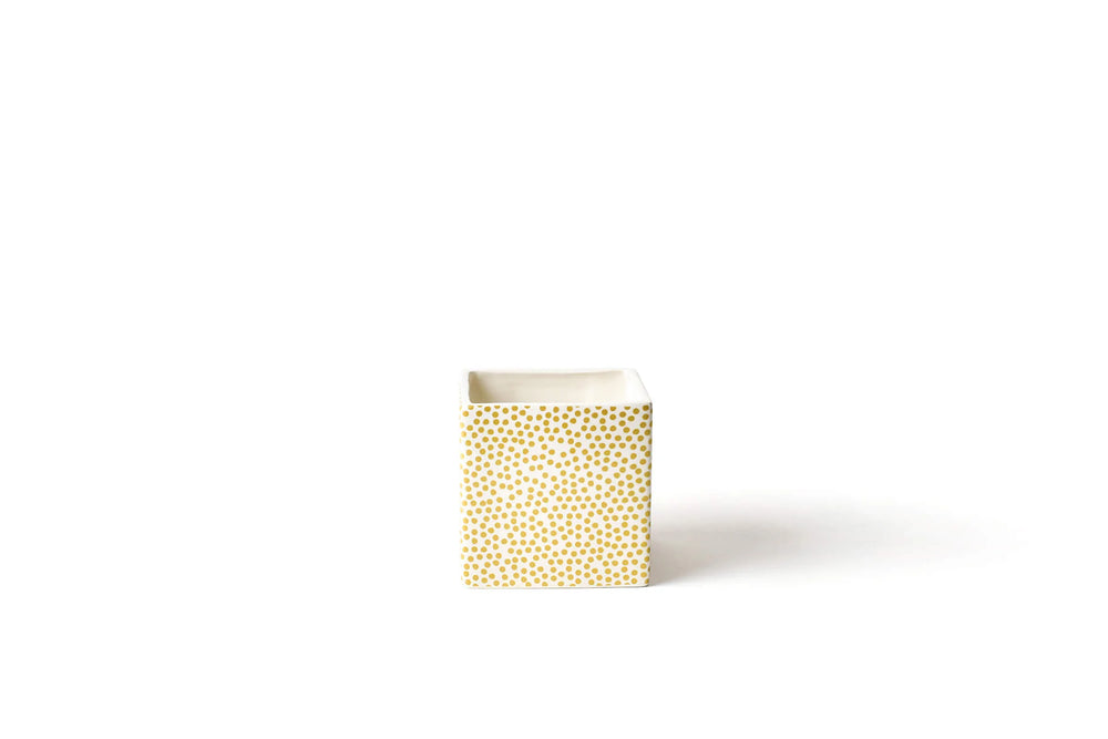 gold dot nesting cube