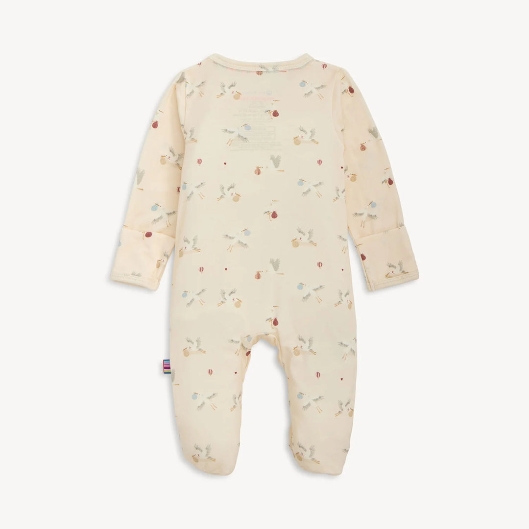 Special Delivery Magnetic Footie by Magnetic Me - Baby Sleeper with Magnetic Closures - Walker Boutique