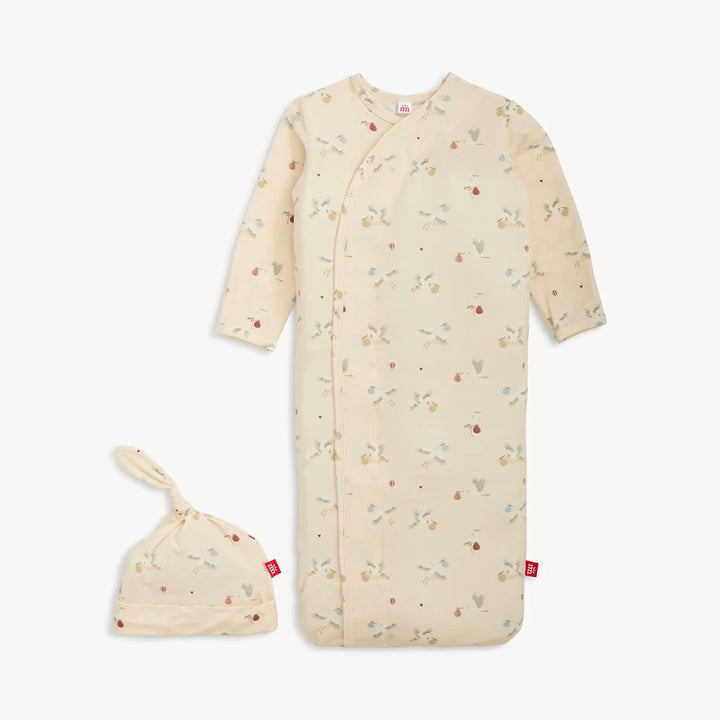Special Delivery Magnetic Gown & Hat Set by Magnetic Me - Newborn Gown with Magnetic Closures - Walker Boutique