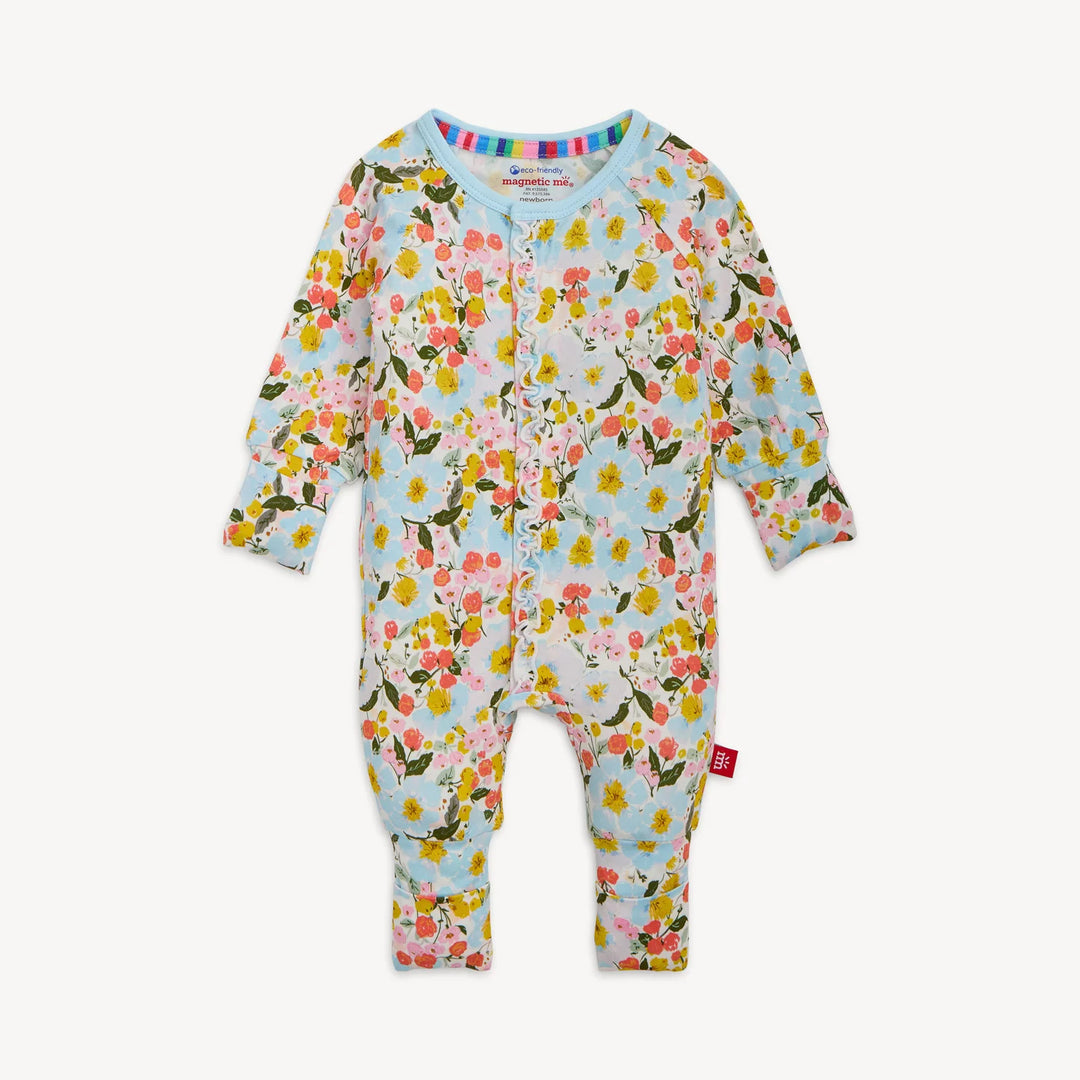Seraphina Magnetic Ruffle Convertible Romper by Magnetic Me - Convertible Baby Romper - Walker Boutique