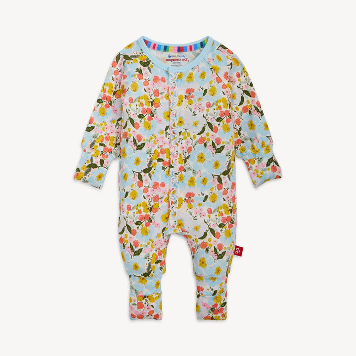 Seraphina Magnetic Ruffle Convertible Romper by Magnetic Me - Convertible Baby Romper - Walker Boutique