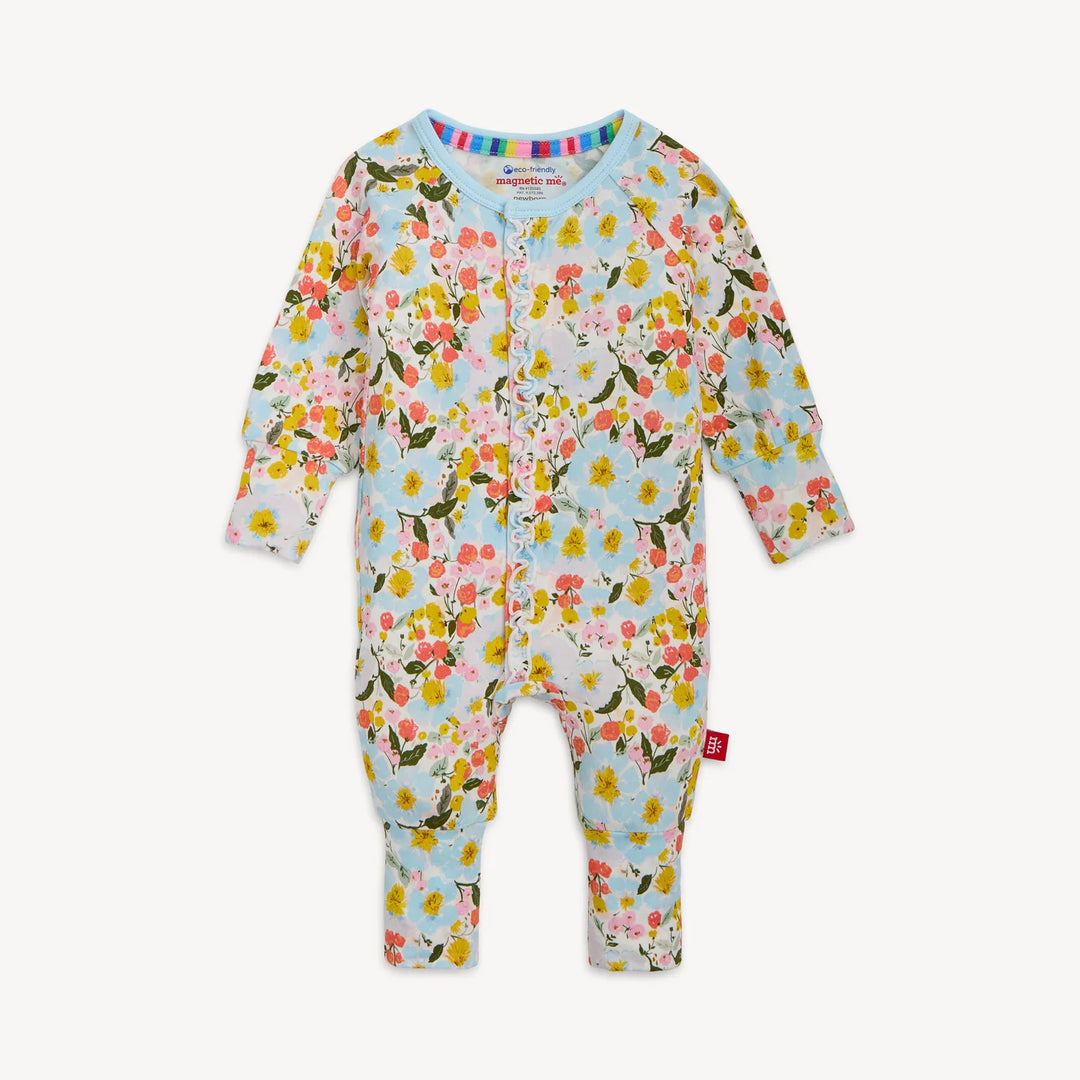 Seraphina Magnetic Ruffle Convertible Romper by Magnetic Me - Convertible Baby Romper - Walker Boutique