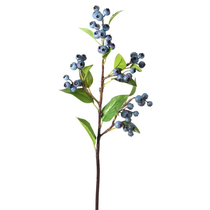 FAUX PLANT BLUEBERRY SPRAY