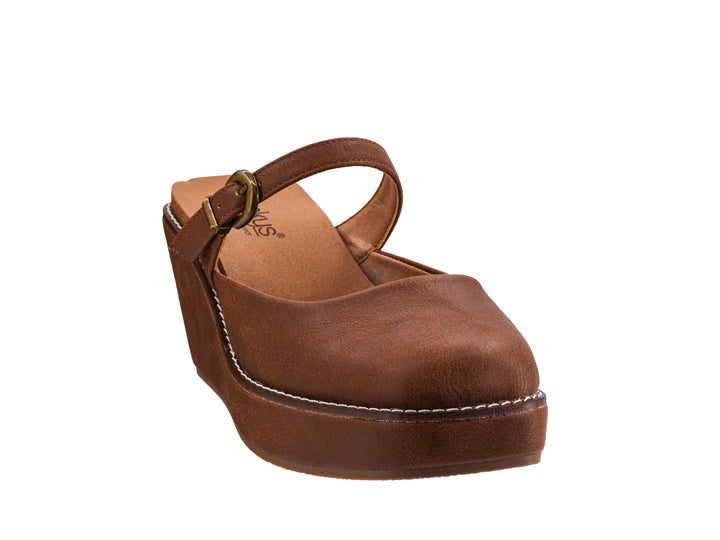 BROWN ME TIME WEDGE