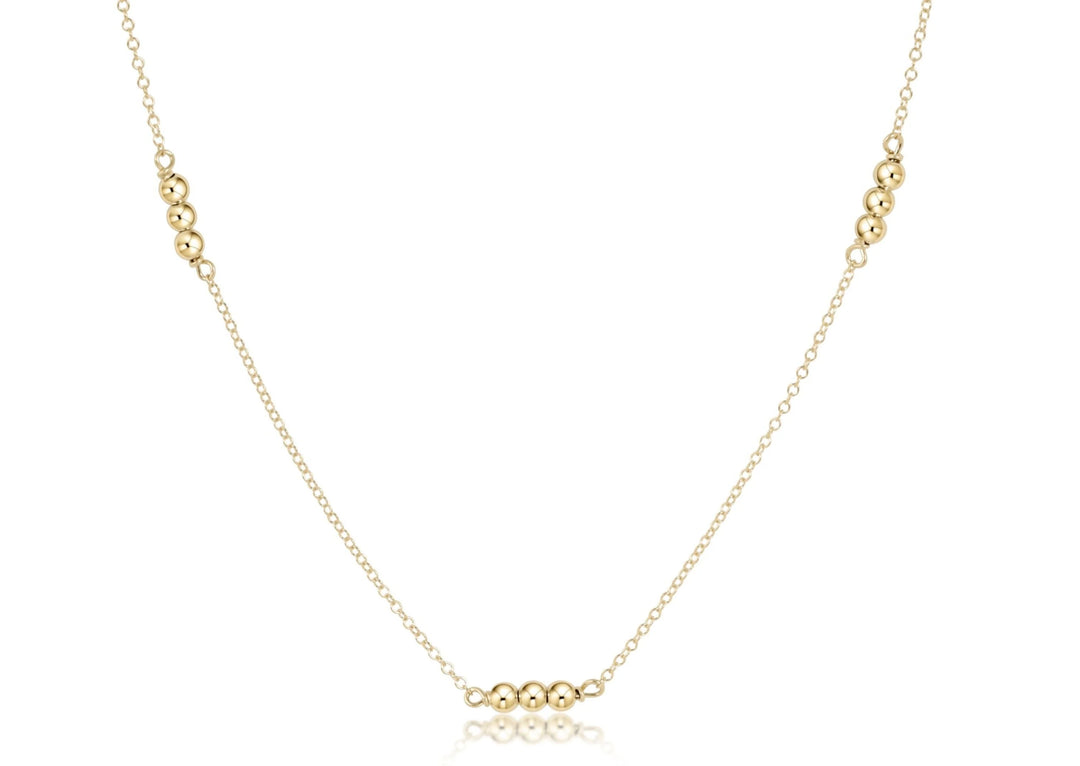 15" CHOKER JOY SIMPLICITY CHAIN GOLD - 3MM GOLD