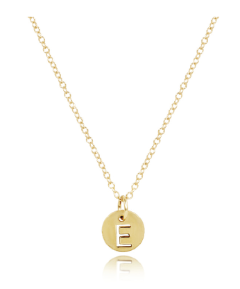 RESPECT 16-INCH GOLD INITIAL NECKLACE