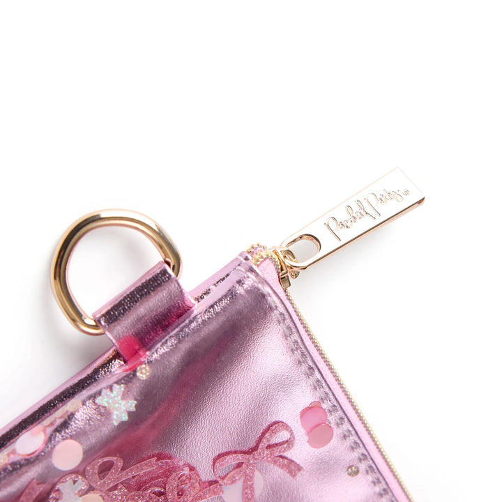 PINK BOWS & CONFETTI EVERYTHING POUCH
