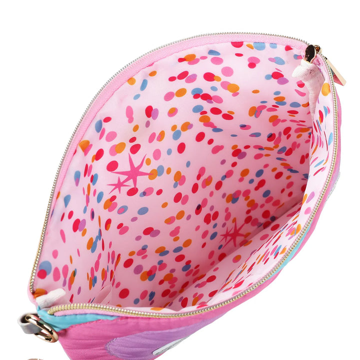 TAYLOR QUILTED HEARTS CONFETTI PENCIL POUCH