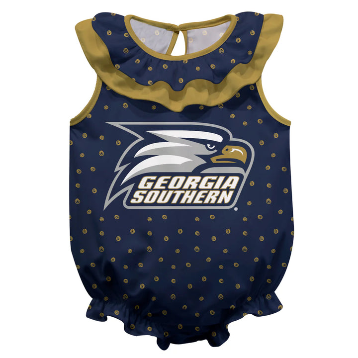 GSU POLKA DOT BUBBLE WITH RUFFLES
