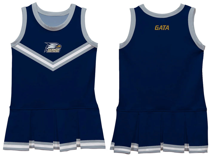 GSU CHEERLEADER GIRL DRESS FRONT AND BACK