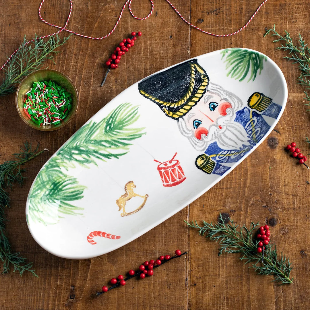 NUTCRACKERS SMALL NARROW OVAL PLATTER