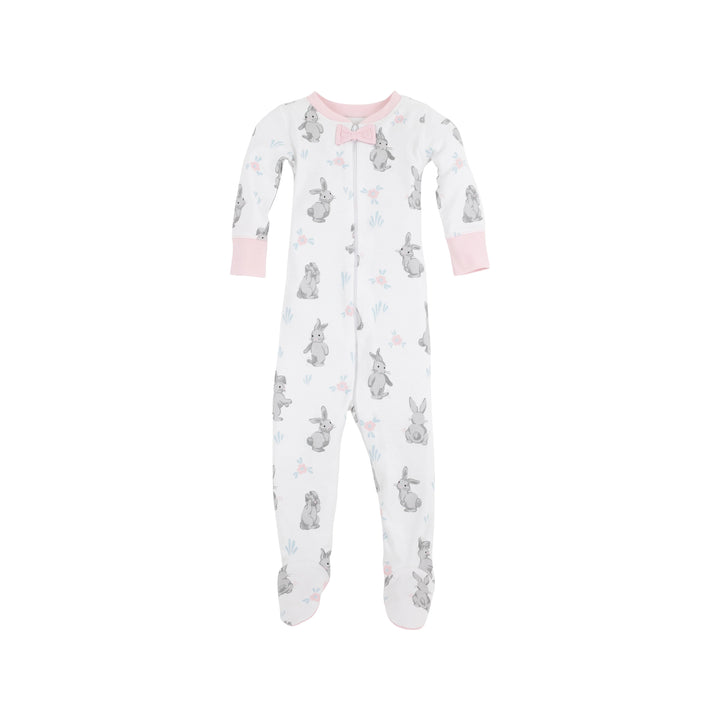 BROAD ST. BUNNIES PINK NOELLE'S NIGHT NIGHT FOOTIE