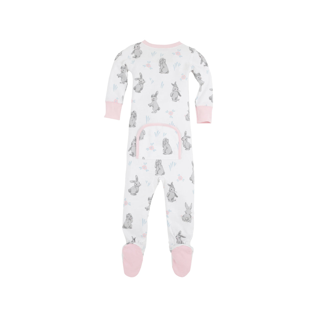 BROAD ST. BUNNIES PINK NOELLE'S NIGHT NIGHT FOOTIE