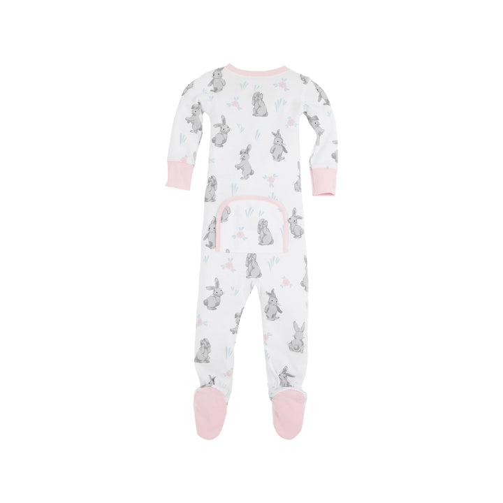 BROAD ST. BUNNIES PINK NOELLE'S NIGHT NIGHT FOOTIE