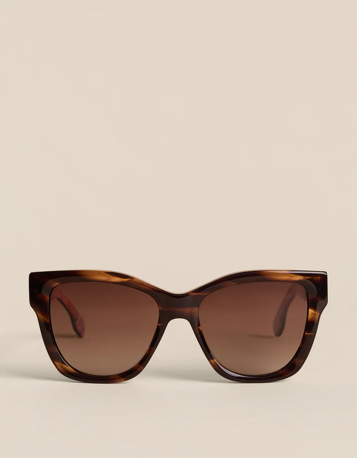 TORTOISE/FLORAL SAILOR'S WATCH SUNGLASSES