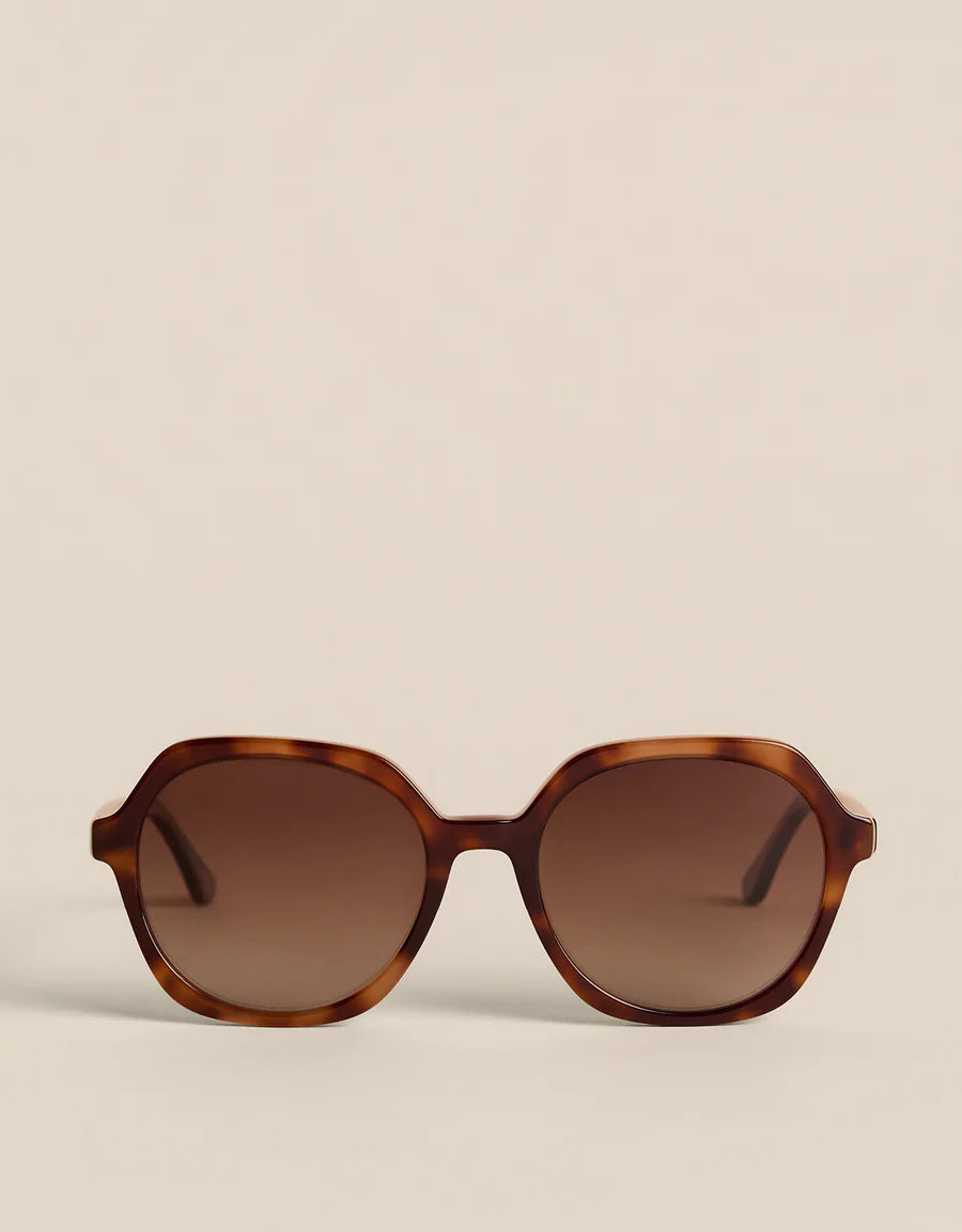 TORTOISE/ROSE CALIBOGUE SUNGLASSES