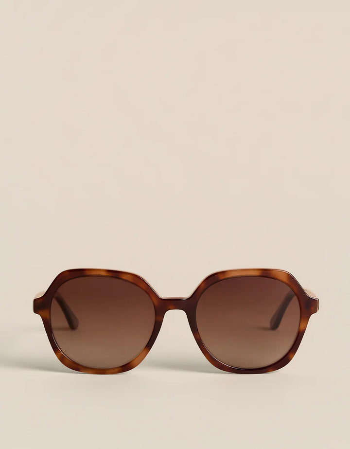 TORTOISE/ROSE CALIBOGUE SUNGLASSES