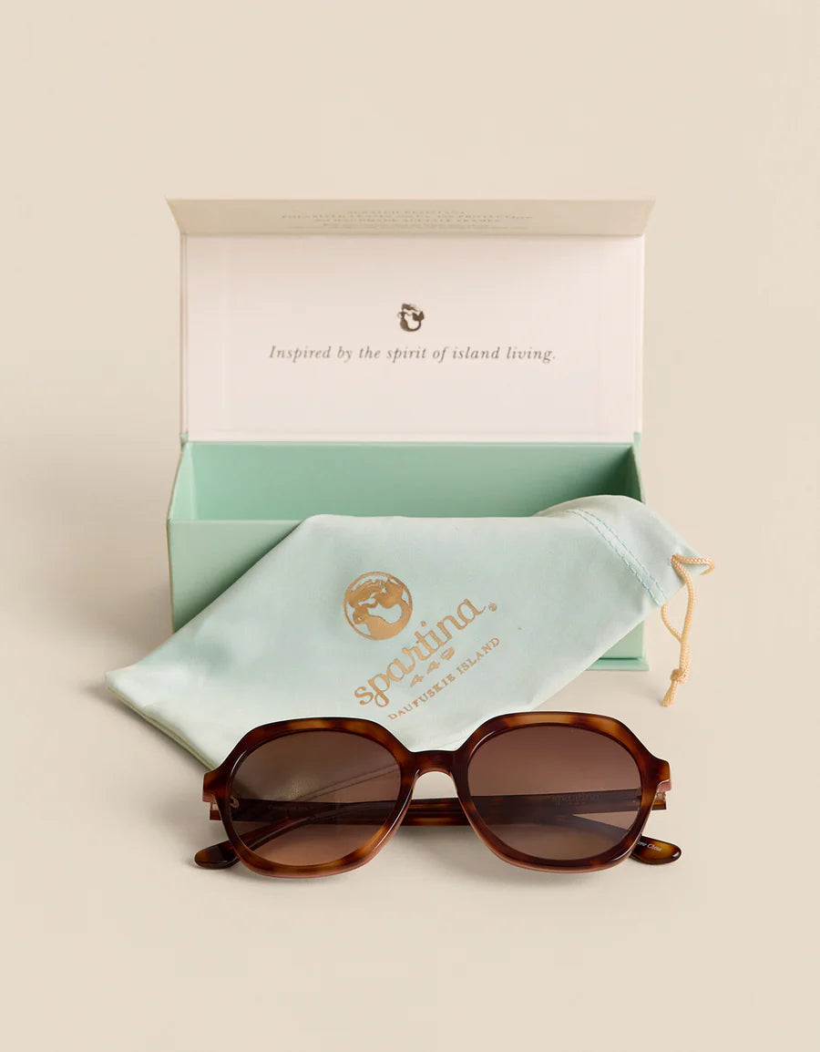 TORTOISE/ROSE CALIBOGUE SUNGLASSES