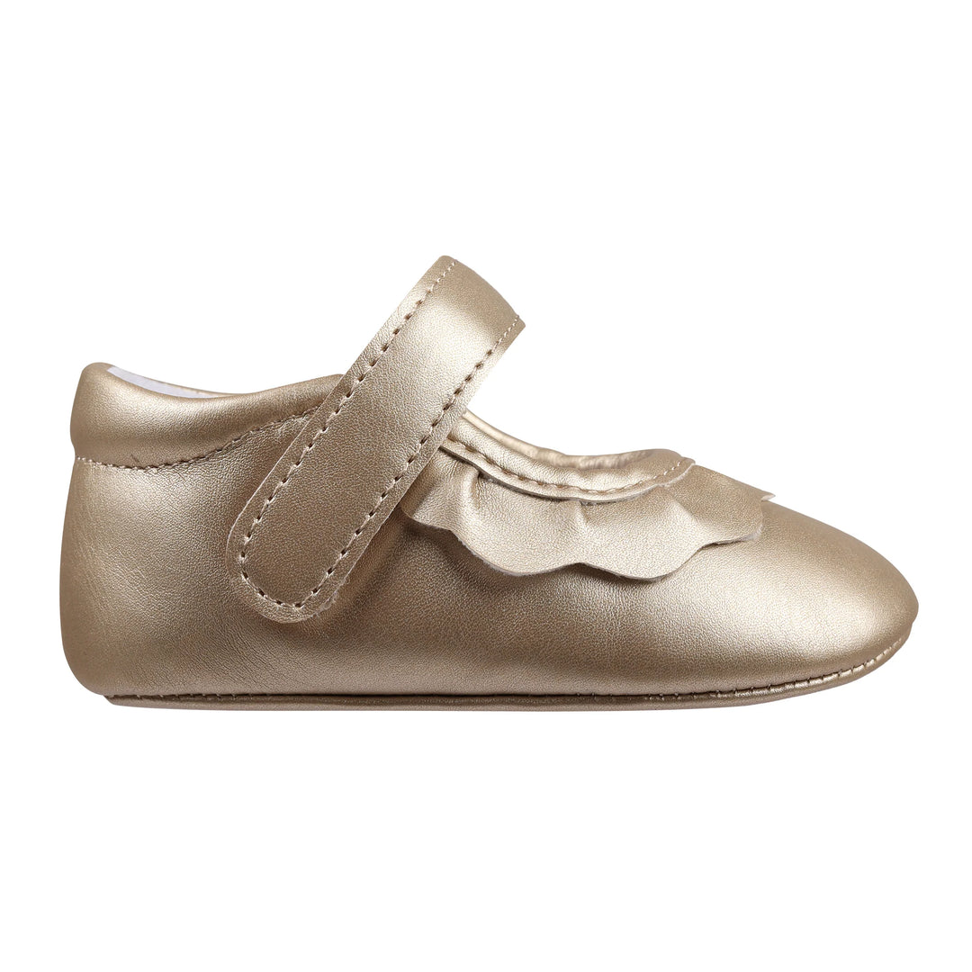 GOLD AMINA CRIB SHOE