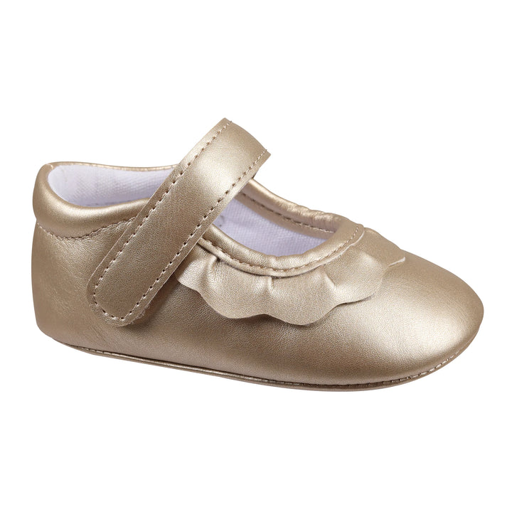 GOLD AMINA CRIB SHOE