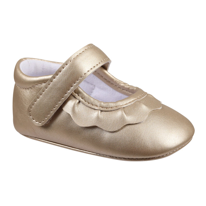 GOLD AMINA CRIB SHOE