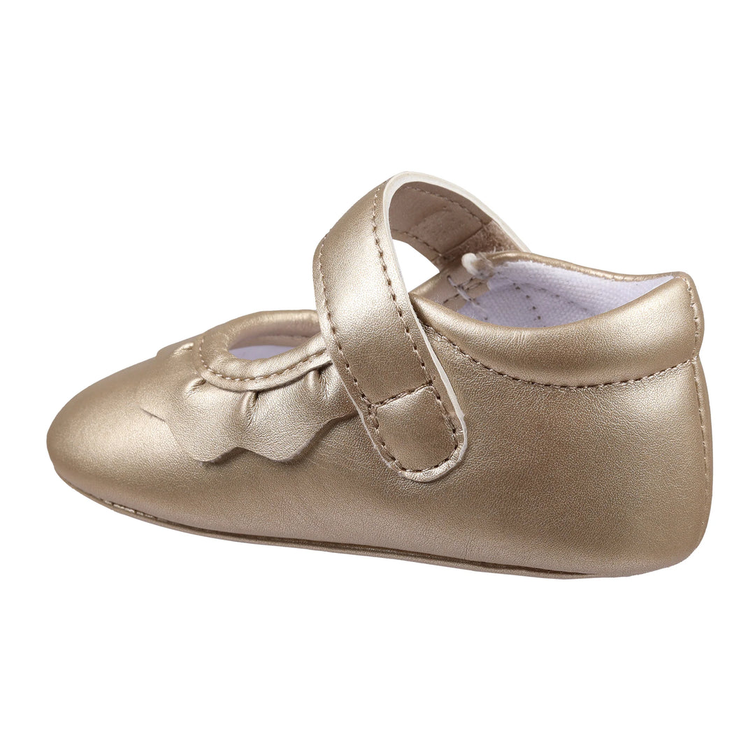 GOLD AMINA CRIB SHOE