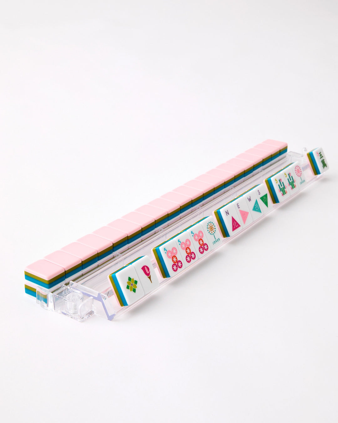 Oh My Mahjong La Fete Mahjong Tiles designer mahjong tile set for game nights and gifting | Walker Boutique