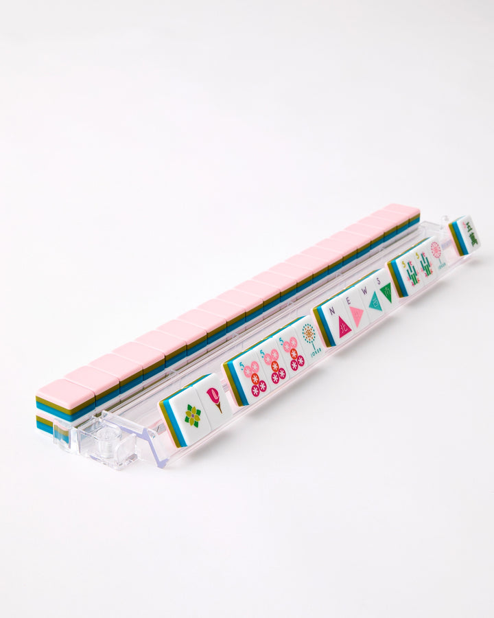 Oh My Mahjong La Fete Mahjong Tiles designer mahjong tile set for game nights and gifting | Walker Boutique